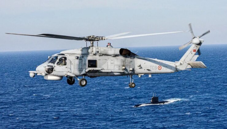 MSB’nin helikopteri denize acil iniş yaptı