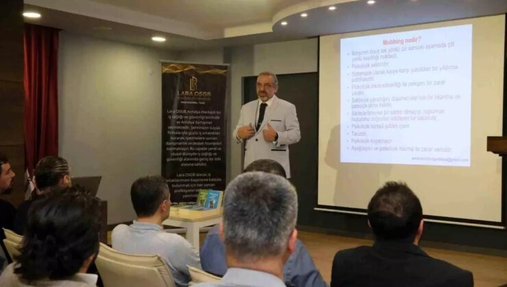 MÜSİAD Antalya’da İş Sağlığı ve Mobbing Toplantısı