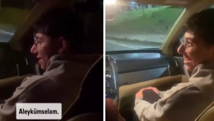 Otostop çekip arabasına bindikleri kişinin kim olduğunu öğrenince büyük şaşkınlık yaşadılar