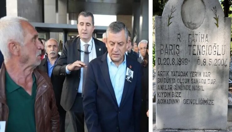 Özgür Özel’e yumruk atan saldırganın katlettiği oğlunun mezarındaki sözler dikkat çekti