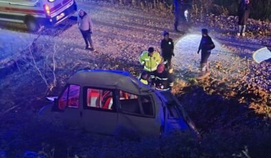 Samsun’da minibüs şarampole devrildi: 1 ölü, 4 yaralı