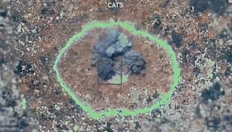 TCG Anadolu’dan havalanan Bayraktar TB3’lerden hedefe tam isabet