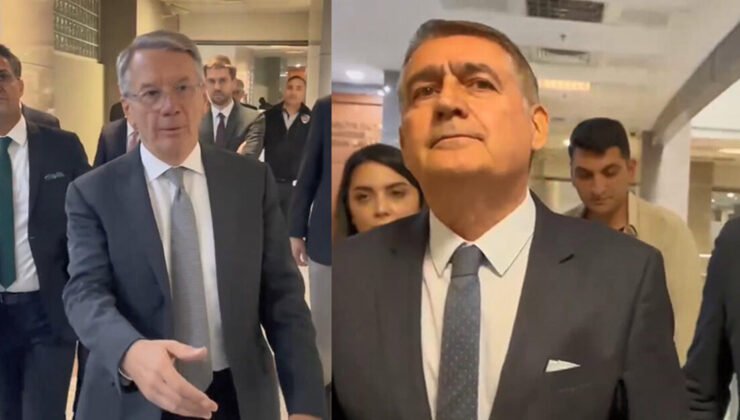 TÜSİAD Başkanı Orhan Turan ve YİK Başkanı Mehmet Ömer Arif Aras hakim karşısında