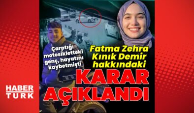 Zehra Kınık hakkındaki karar açıklandı