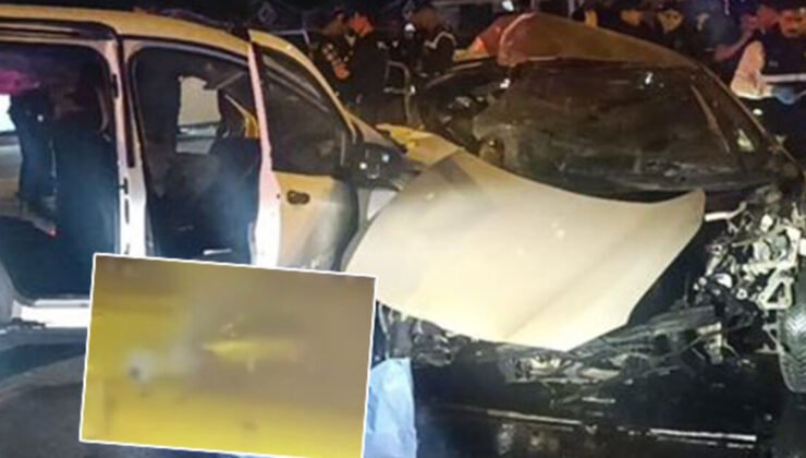 2’si çocuk, 5 kişi öldü! Katliam gibi kaza kamerada!