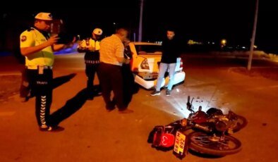Aksaray’da Motosiklet Kazası: Sürücü Ağır Yaralandı