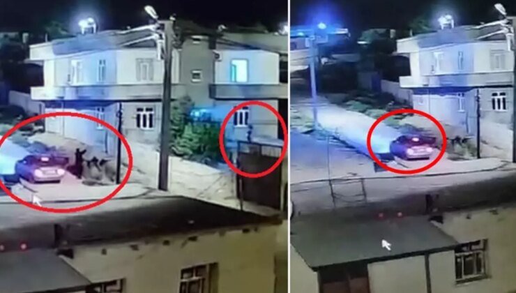 Arabayla gelip, bahçedeki kadına kurşun yağdırdılar