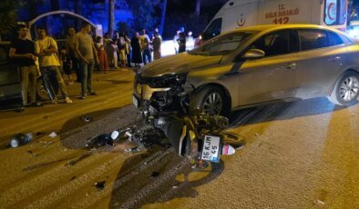 Bursa’da Motosiklet Kazası: Sürücü Ağır Yaralandı