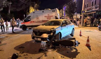 Bursa’da Motosiklet Kazası: Sürücü Ağır Yaralandı
