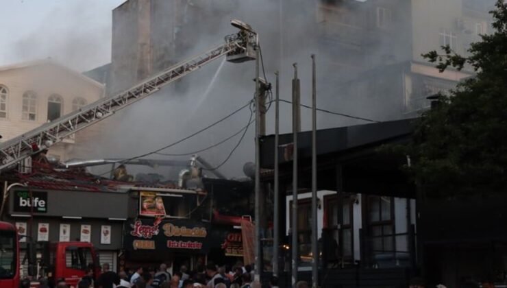 Bursa’da yangın: 4 iş yeri ve 1 bina küle döndü