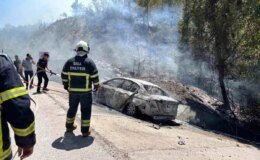 Çanakkale’de Trafik Kazası: Baba Yangında Hayatını Kaybetti