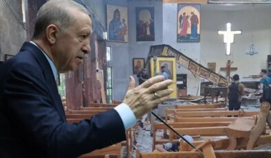 Cumhurbaşkanı Erdoğan’dan Şam’daki kilise saldırısına tepki