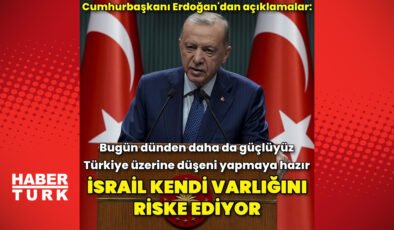 Cumhurbaşkanı Recep Tayyip Erdoğan’dan açıklamalar