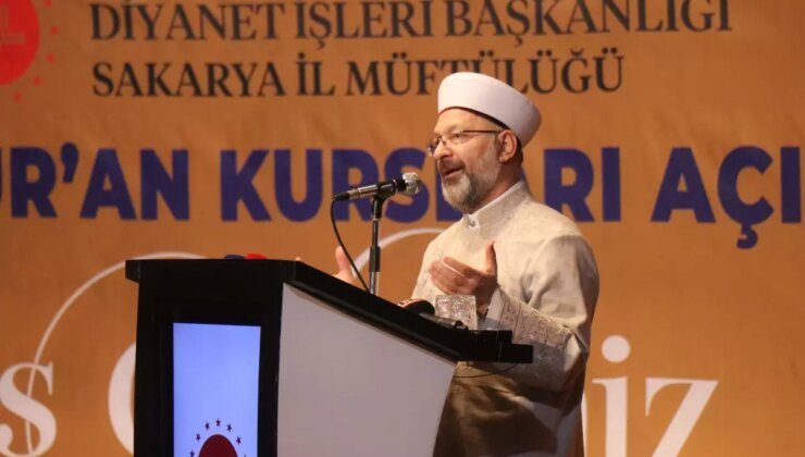 Diyanet İşleri Başkanı Erbaş’tan Din Eğitimi Vurgusu