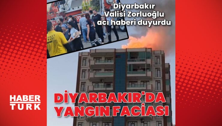 Diyarbakır’da 13 katlı binada yangın!