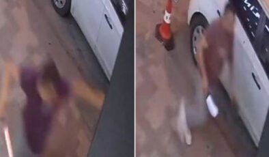 Eski çalışanını sokakta satırla kovaladı!
