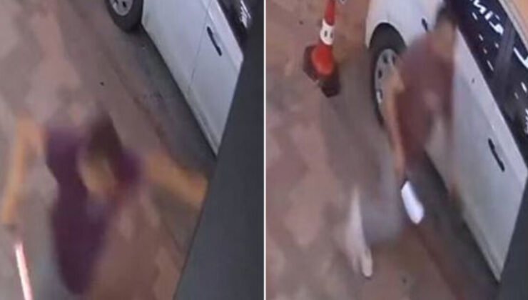 Eski çalışanını sokakta satırla kovaladı!