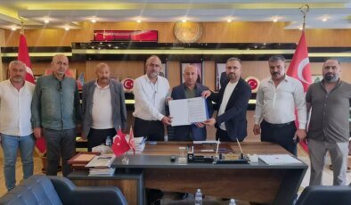 HAK-İŞ ve Öz Sağlık-İş Sendikası MHP Van İl Başkanını Ziyaret Etti