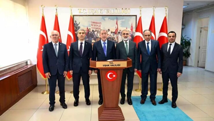 Hulusi Akar ve Taner Yıldız Uşak’ta Ziyaretlerde Bulundu