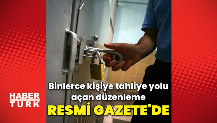 İnfaz düzenlemesi Resmi Gazete’de