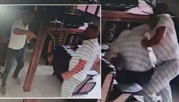 İş insanını öldüren boğuşma! Dehşet anı kamerada!