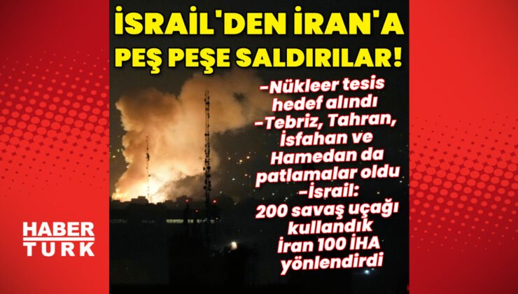 İsrail’den İran’a art arda saldırdılar!
