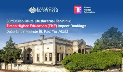 Kapadokya Üniversitesi, THE Impact Rankings 2025’te Yer Aldı