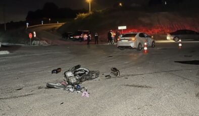 Kocaeli’de otomobil ile motosiklet çarpıştı: 1 ölü, 2 yaralı