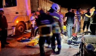 Mardin’de TIR ile motosiklet çarpıştı: 1 ölü, 1 yaralı