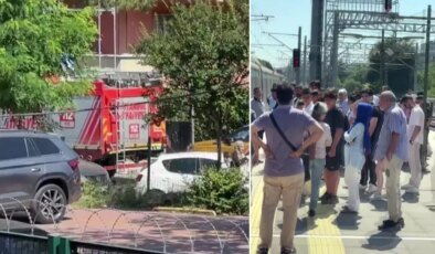 Marmaray’da intihar! Bir anda kendini raylara bıraktı