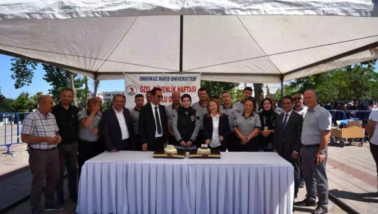 Ondokuz Mayıs Üniversitesi’nde Özel Güvenlik Haftası Kutlaması