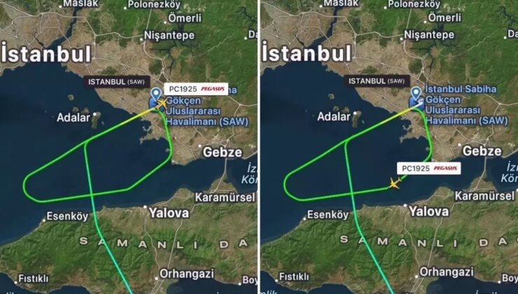 Sabiha Gökçen Havalimanı’nda sürpriz misafir! Uçak pisti pas geçti