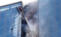 Şenzhen’de Yüksek Teknolojili Yangın Söndürme Tatbikatı