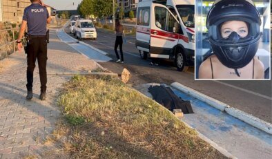Uyarı levhasına çarpan 14 yaşındaki Azra hayatını kaybetti