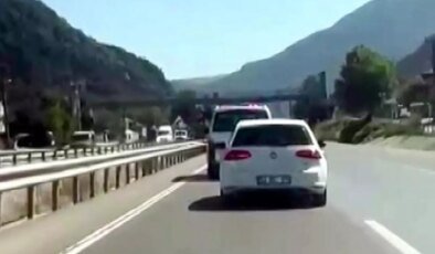 Yangına Müdahale Eden Ekip, Yolda Sürücü Engeline Takıldı