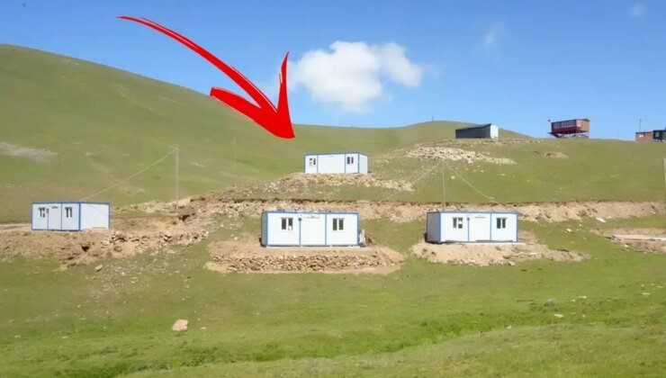 Yaylayı bir gecede konteyner ile doldurdular, bölge halkı isyanda