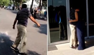 Yırtık kıyafetleriyle kızını YKS’ye yetişmek isteyen babaya büyük şok
