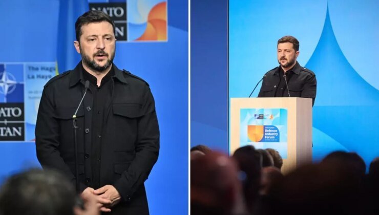 Zelenski 4 yıl aradan sonra ilk kez takım elbise giydi