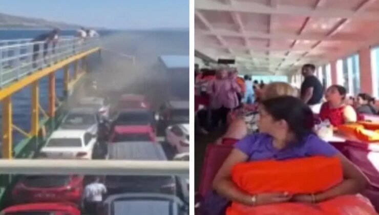 200 yolculu feribotta yangın paniği! Vali’den açıklama geldi