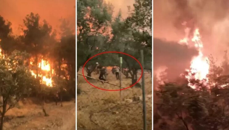 4 gündür süren yangında dehşet veren görüntüler: Abi çıkmamız lazım, ortada kaldık