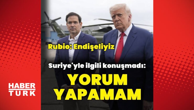 ABD Başkanı Trump Suriye için yorum yapmadı