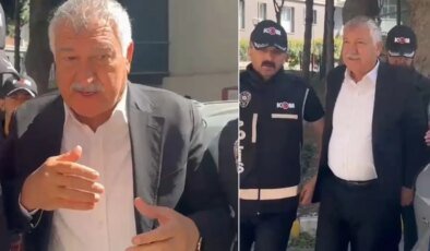 Adana Büyükşehir Belediye Başkanı Zeydan Karalar’ın gözaltına alındığı anlar