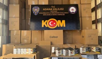 Adana’da 11 Milyon Makaron Ele Geçirildi, 5 Gözaltı