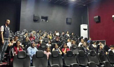Adıyaman’da Depremzede Çocuklar İçin Sinema Etkinliği Düzenlendi