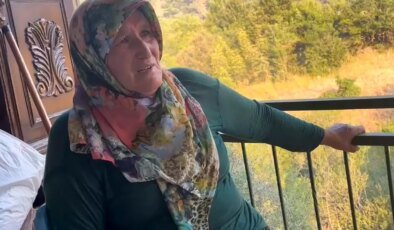 Ailesiyle ateş hattının ortasında kalan kadın: Çocuklarım yanacak diye çok korktum