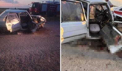Aksaray’da düğün konvoyunda feci kaza! 2 kişi ağır yaralı