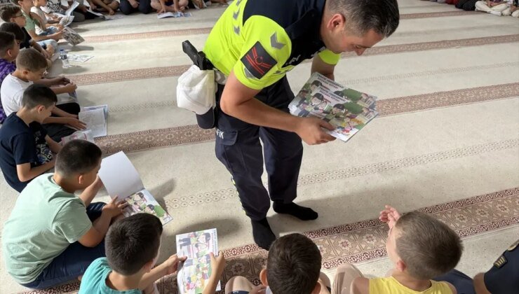 Alaçam’da Öğrencilere Trafik Eğitimi Verildi