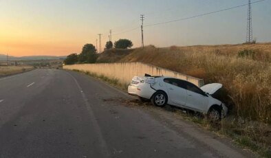 Alkollü Sürücünün İfadesi İle Kaza: 1 Yaralı