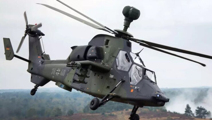 Almanya’da askeri helikopter düştü! Mürettebat kayıp