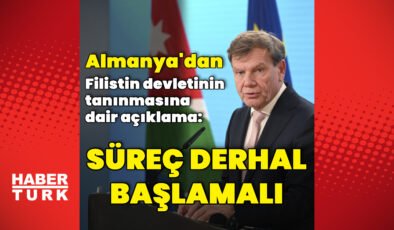 Almanya’dan Filistin devleti açıklaması: Süreç başlamalı